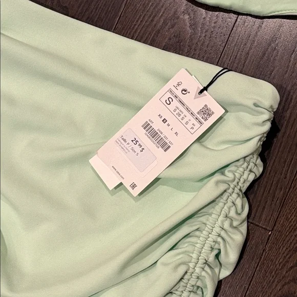 Zara mint green bustier skirt set XS/Small - Picture 4 of 4